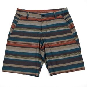 lululemon athletica Multicolor Striped Athletic Shorts